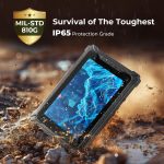 ⁦MUNBYN 2025 Rugged Windows Tablet IRT06, 8" Windows 11 Pro, 8GB+128GB Tough Tablet, 700nit Sunlight Readable, Intel N5100 Rugged PC for Construction, Industrial, 2Y Protection⁩ - الصورة ⁦5⁩