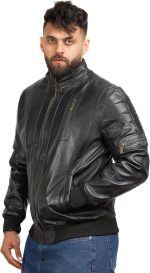 ⁦Premium Genuine Leather Jacket For Men⁩ - الصورة ⁦5⁩