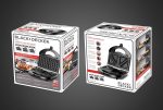 ⁦Black & Decker 3 In 1 Interchangeable 780W TS2130-B5, Grill & Waffle& Sandwich Maker Silver/Black - (International Warranty)⁩ - الصورة ⁦10⁩