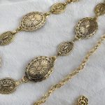 ⁦Waist Belt Elegant Stainless Steel Belt for Women's and Girl's Perfect for Jeans and Modern Styles HighQuality Accessory for Fashion Enthusiasts and Trendsetters⁩ - الصورة ⁦5⁩