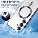 ⁦Grabist Magnetic Case for Samsung Galaxy A56/Samsung Galaxy A36, Camera Lens Full Protection, Compatible Wireless Charging, Shockproof Soft TPU Cover (Gray, Samsung A56/ Samsung A36)⁩ - الصورة ⁦6⁩