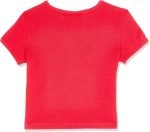 ⁦DeFacto Girls Casual Cropped Fit Crew Neck Short Sleeve Knitted Short Sleeve T-Shirt Short (pack of 1)⁩ - الصورة ⁦2⁩