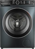 Toshiba Tw-Bk100Gf4Eg(Mk) Washing Machine,Ultra Fine Bubbles,Inverter, Steam, Smart, Control (Wifi) 8 Kg Morandi Grey, Automatic