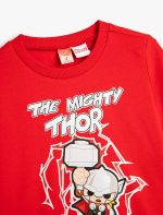 KOTON Baby boys Thor Long Sleeve Crew Neck Soft Interior Sweatshirt - الصورة 2