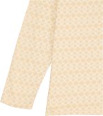 JIL Girls White Argyle Kids Long Sleeve Tee SHIRT - الصورة 4