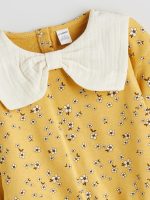 ⁦LC WAIKIKI Baby Girls Bow Detailed Floral Sweatshirt⁩ - الصورة ⁦3⁩