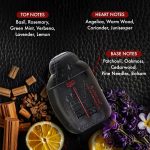 ⁦بيور بلاك من كريت ون لاميس للرجال بسعة 3.4 اونصة سائلة⁩ - الصورة ⁦3⁩