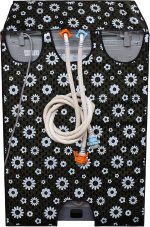 ⁦Star Weaves Washing Machine Cover for Fully Automatic Top Load Whirlpool Whitemagic 6.5Kg Model - Waterproof & Dustproof Cover, KUM52⁩ - الصورة ⁦3⁩