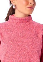 ⁦Ravin womens Pink Long Sleeves Slip On Pullover Women Pullover⁩ - الصورة ⁦2⁩