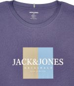 ⁦تيشرت فريدريكسبيرج بوكس عصري بمقاس كبير ورقبة دائرية ضيقة وأكمام قصيرة للرجال من جاك اند جونز، (عبوة من قطعة واحدة)⁩ - الصورة ⁦3⁩