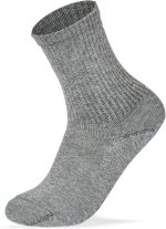 ⁦Sam Socks Kids Set of 3 Long School Plain Socks White-Grey-Blue size 34-37 EU⁩ - الصورة ⁦2⁩