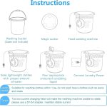 ⁦غسالة ملابس تربو بالموجات فوق الصوتية - لإحداث ثورة في روتين الغسيل الخاص بك مع غسالة صغيرة تعمل بالموجات فوق الصوتية تتميز بدعم USB، مثالية لتنظيف الشرابات والملابس الداخلية في أي مكان⁩ - الصورة ⁦3⁩