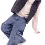 فست أطفال مقاوم للماء – تصميم عصري وخفيف ببطانة مريحة – ستره بدون أكمام مناسبة للمدرسة والخروجات والشتاء code 4051