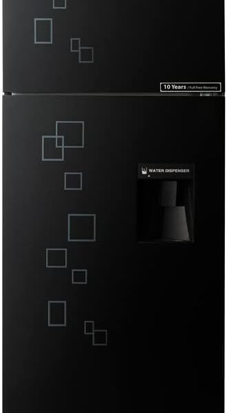 ثلاجة نو فروست من فريش، 426 لتر، لون أسود، 16 قدم، موديل FNT-DR540YGB