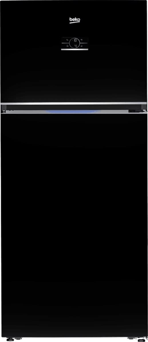 ثلاجة بيكو ببابين - 590 ليتر - صافي 557 - اسود - نوفروست - انفرتر برو سمارت اتش اف - رقمي , عدد 1