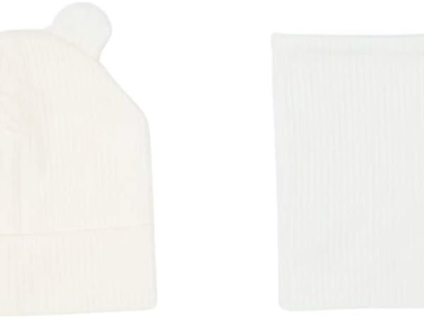 ديفاكتو طقم اوشحة وشالات ومناشف بيضاء من بيبي جيرل، لون ابيض لعمر 2/4 سنوات
