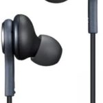سماعات اذن ستيريو سلكية بمنفذ USB-C لسامسونج جالكسي نوت 10/نوت 10 بلس واس 10 واس 9 واس 10 اي مع ميكروفون مدمج وتحكم في مستوى الصوت من النوع سي بدون استخدام اليدين (اسود ايه كيه)