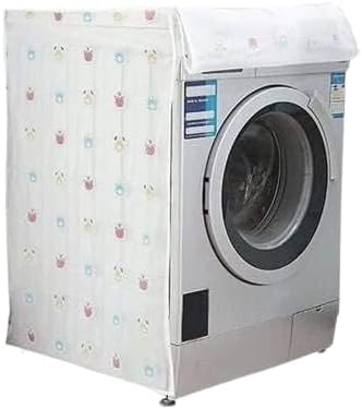 غطاء غسالة مقاوم للغبار من مانانكي، غطاء قماش مقاوم للماء بطباعة امامية للغسالة ذات التحميل الأمامي، غطاء حماية للغسالة 6 كجم، 14 باوند، 7 كجم، مجموعة من قطعة واحدة (تصميم متعدد الطباعات)