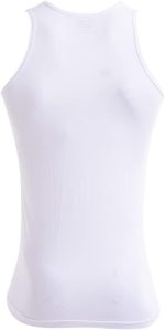 ⁦فانلة داخلية سادة برقبة دائرية بدون اكمام للرجال, أبيض, 4XL، من قطونيل⁩ - الصورة ⁦9⁩