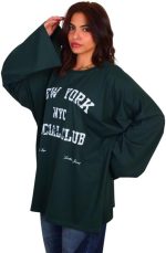 ⁦تي شيرت قطن باكمام كبيرة للنساء من موسكا⁩ - الصورة ⁦3⁩