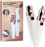 مزيل الشعر، أداة تشذيب الحواجب للوجه، ماكينة حلاقة الوجه 2 في 1 للنساء على شكل أحمر شفاه مع مؤشر طاقة، حلاقة محمولة للوجه والجسم، HX-202