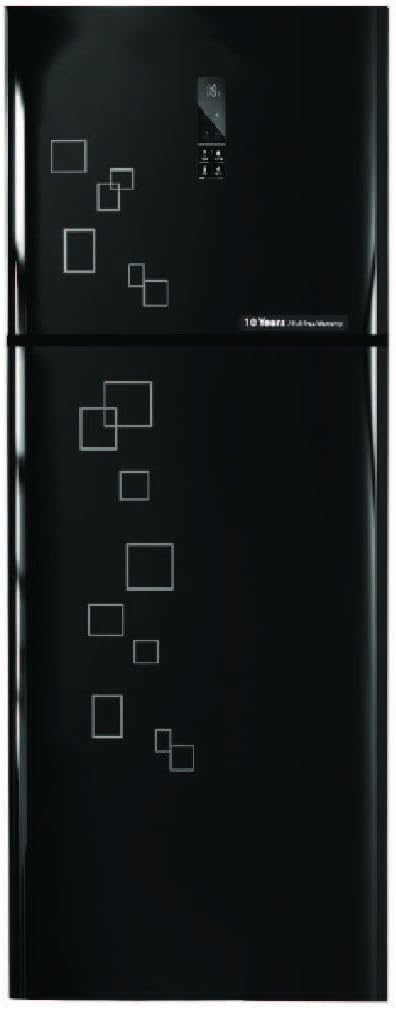 Fresh Refrigerator Digital Glass Black/FNT-MR580YGB 471 Liters 17 ft