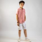 ⁦قميص كتان نصف كم للاولاد من بيس ريبابليك⁩ - الصورة ⁦2⁩