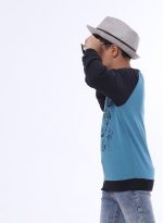 ⁦BEBO تي شيرت بأكمام راجلان وطباعة نمر اولادي⁩ - الصورة ⁦2⁩