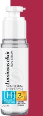 مصل لومينوس - 3 × 1 تبييض الندوب مرطب مزيل البقع الصبغية العناية بالوجه ضد لعلاج العمرية الكلف 30 مل من جيه اند فارما حساس للجنسين .