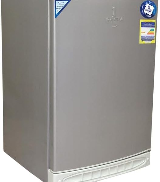 ثلاجة كيه ايه من دبليو الاسكا- 4.5 قدم - لون فضي