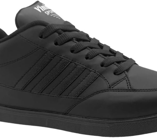 حذاء رياضي كلاسيكي برباط للرجال من فينيتو - اسود، مقاس 43 EU، موديل 203286-2232860200
