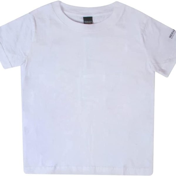 تيشيرت بيسيك قطني برقبة دائرية للاطفال من موباكو