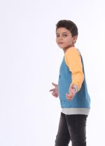 ⁦BEBO تي شيرت بأكمام راجلان للأطفال مع طباعة أولادي⁩ - الصورة ⁦2⁩