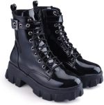 هاف بوت حريمي للشتاء لامع للنساء شتاء 2025