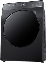 ⁦غسالة ملابس طراز ES-FS114KLE-G اوتوماتيك بالكامل سعة 11 كجم بتقنية العاكس من شارب، لون رمادي غامق⁩ - الصورة ⁦2⁩
