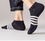 Mens Short Socks (Ankle) Multi Color Comfort Cotton Blend Sport Socks, Size Fits (41-45), Pack of 6 - الصورة 6