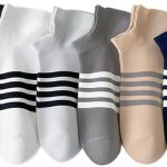 Mens Short Socks (Ankle) Multi Color Comfort Cotton Blend Sport Socks, Size Fits (41-45), Pack of 6