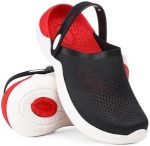 شبشب كلوج للرجال نعل طبى ومريح مرن يصلح للخروج والبيت - نعل داخلى احمر طبى