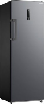 فريزر عمودي بخاصية إذابة الثلج (نو فروست) سعة 238 لتر مع 7 أدراج وتدفق هواء متعدد من توشيبا - لون رمادي- GR-RU312WE-DMN(06)