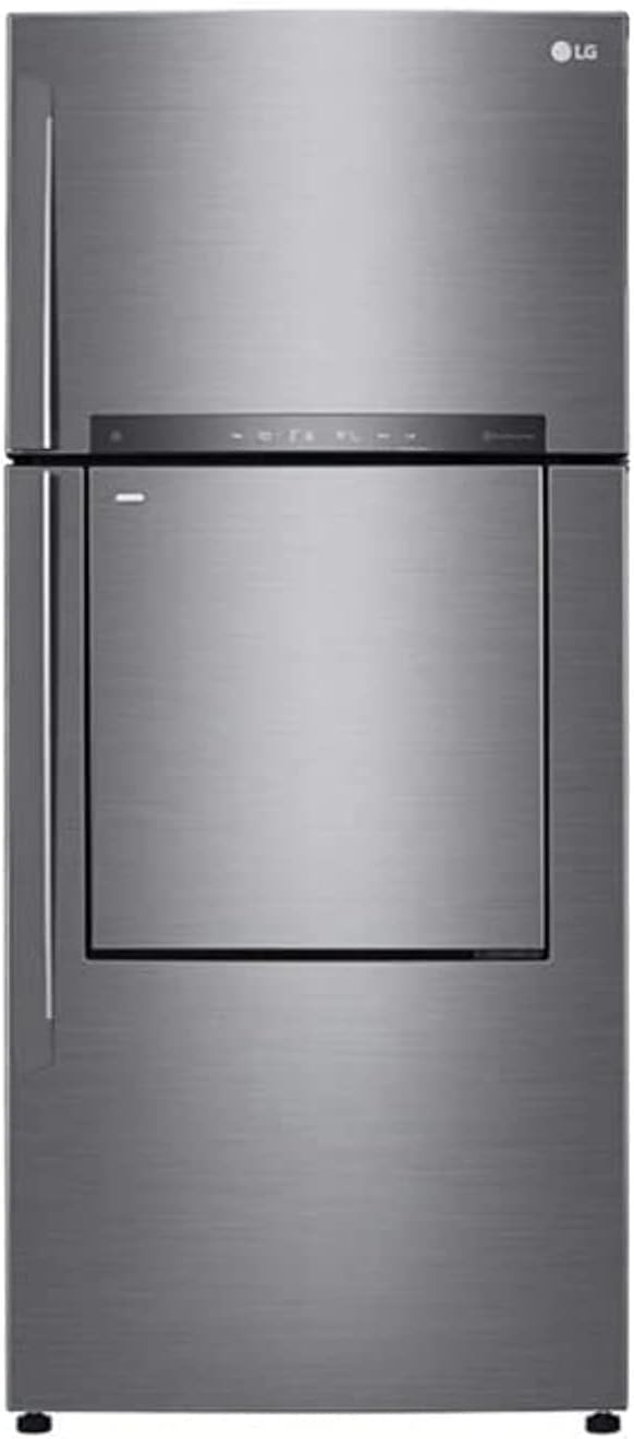 41ZTnqDOQdL._AC_SL1500_.jpg LG 512 Liter Refrigerator Double Door Inverter Compressor Color Silver Model - GNA782HLHU - (International Version).