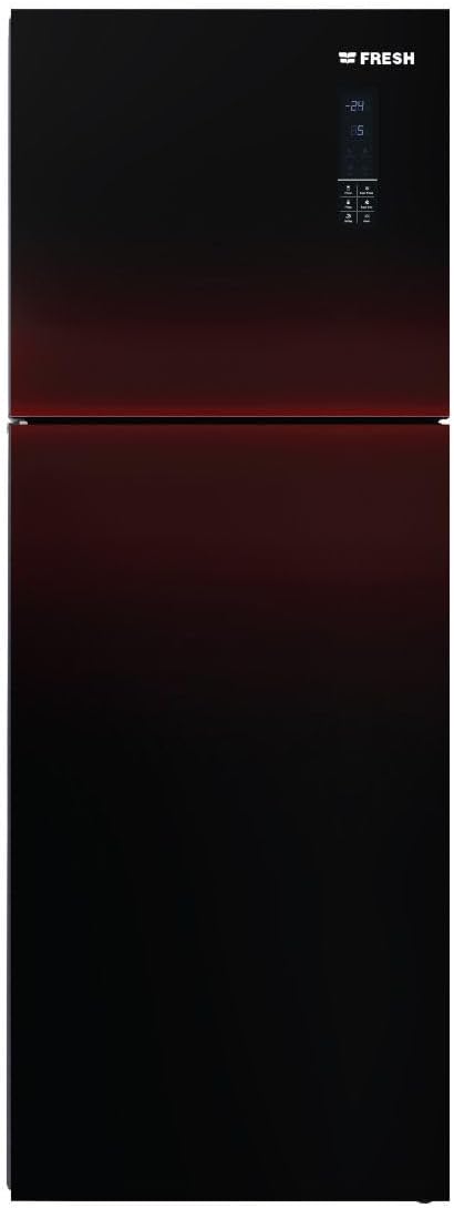 ثلاجة زجاجية رقمية من فريش، نبيتي- FNT-MR580YGDR، متعدد الالوان