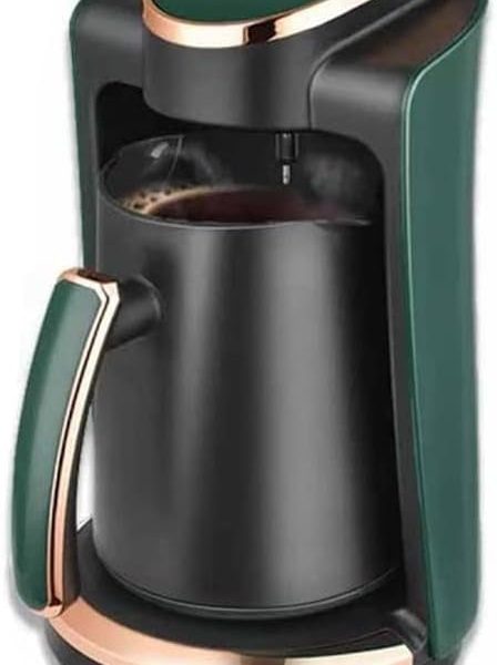 ماكينة تحضير القهوة التركية من سوكاني، تكفي لاربع اكواب، بقدرة 550 وات وسعة 250 مل، SK-0136 أكريلونيتريل بوتادين ستايرين البولي بروبلين أخضر