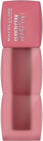 تينت وملمع شفاه سوبر ستاي تيدي بلون مات وبتركيبة تدوم طويلًا حتى 12 ساعة من ميبلين نيويورك، لون هاي شيد 55