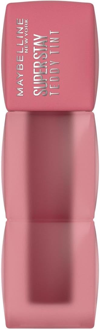 تينت وملمع شفاه سوبر ستاي تيدي بلون مات وبتركيبة تدوم طويلًا حتى 12 ساعة من ميبلين نيويورك، لون هاي شيد 55
