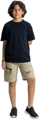 تيشرت سادة برقبة دائرية للاولاد من بيس ريبابليك