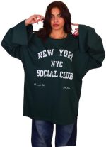 ⁦تي شيرت قطن باكمام كبيرة للنساء من موسكا⁩ - الصورة ⁦2⁩