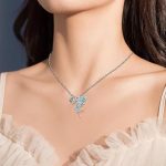 ⁦قلادة قزم للبنات، قلادة كريستال، هدايا الكريسماس للبنات والنساء⁩ - الصورة ⁦3⁩