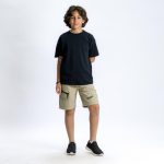 ⁦تيشرت سادة برقبة دائرية للاولاد من بيس ريبابليك⁩ - الصورة ⁦2⁩