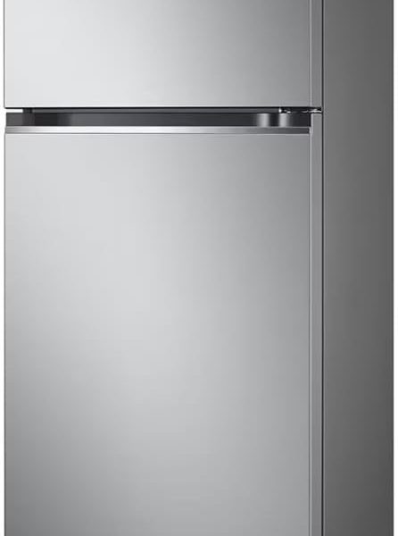 ثلاجة بموتور سمارت انفرتر أنيقة وفعالة من ال جي، لون فضي، مقاس 16 قدم مكعب، سعة 395 لتر، GN-B392PLGB