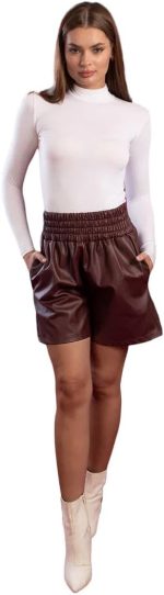 ⁦شورت جلد للحفلات⁩ - الصورة ⁦4⁩